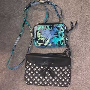 Vera bradley wristlet and crossbody